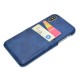Mobiq Leather Snap On Wallet Case iPhone X/Xs Blauw  02