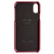 Mobiq Leather Snap On Wallet iPhone XR Rood 02