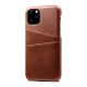 Mobiq Leather Snap On Wallet iPhone 11 Donkerbruin - 2