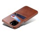 Mobiq Leather Snap On Wallet iPhone 11 Donkerbruin - 3
