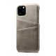 Mobiq Leather Snap On Wallet iPhone 11 Grijs - 2