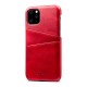Mobiq Leather Snap On Wallet iPhone 11 Pro Max Rood - 2