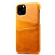 Mobiq Leather Snap On Wallet iPhone 11 Pro Tan Brown - 2