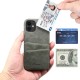 Mobiq Leather Snap On Wallet iPhone 13 Mini Zwart - 2