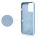 Mobiq Liquid Silicone Case iPhone 13 Pro Max Lichtblauw - 4