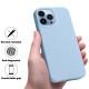 Mobiq Liquid Silicone Case iPhone 13 Pro Max Lichtblauw - 2
