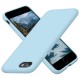Mobiq Liquid Siliconen Hoesje iPhone SE (2022/2020) Lichtblauw - 1