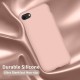 Mobiq Liquid Siliconen Hoesje iPhone SE (2022/2020) Lichtroze - 4