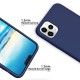 Mobiq - Liquid Siliconen Hoesje iPhone 11 Blauw - 2