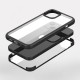 Mobiq Rugged 360 Graden Full Body Hoesje iPhone 13 Pro Max Zwart - 6