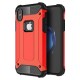 Mobiq - Rugged Armor Case iPhone XS Max Hoesje Rood 01
