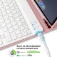 Mobiq Toetsenbord Hoes iPad Air (2022 / 2020) Lichtblauw - 6