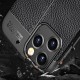 Mobiq Leather Look TPU Hoesje iPhone 12 Pro Max Blauw - 4