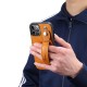 Mobiq VIntage Backckover met Pashouder iPhone 13 Pro Max Blauw - 5