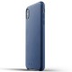 Mujjo Full Leather Case iPhone XS Max blauw 01
