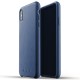 Mujjo Full Leather Case iPhone XS Max blauw 03