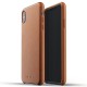 Mujjo Full Leather Case iPhone XS Max tan bruin 03