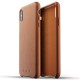 Mujjo Full Leather Case iPhone XS Max tan bruin 04