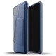 Mujjo Full Leather Wallet iPhone 11 Pro Max monaco blue - 1