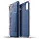 Mujjo Full Leather Wallet iPhone 11 Pro Max monaco blue - 2