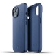 Mujjo Leather Case iPhone 13 Blauw - 2