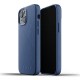 Mujjo Leather Case iPhone 13 Mini Blauw - 1