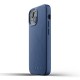 Mujjo Leather Case iPhone 13 Mini Blauw - 2