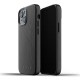 Mujjo Leather Case iPhone 13 Mini Zwart - 1