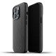 Mujjo Leather Case iPhone 13 Pro Zwart - 1