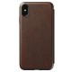 Nomad Rugged Tri-Folio Leather Case iPhone XS Max Bruin 06