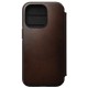 Nomad - Rugged Horween Leather Folio iPhone 14 Pro Max Magsafe hoesje Bruin 05
