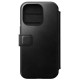 Nomad - Rugged Horween Leather Folio iPhone 14 Pro Magsafe hoesje Zwart 06