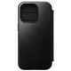 Nomad - Rugged Horween Leather Folio iPhone 14 Pro Magsafe hoesje Zwart 08