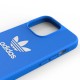 Adidas Moulded Case iPhone 13 Pro Blauw Wit logo 02