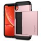 Spigen Slim Armor CS iPhone XR Hoesje Roze Zwart 04