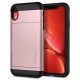 Spigen Slim Armor CS iPhone XR Hoesje Roze Zwart 02