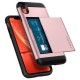 Spigen Slim Armor CS iPhone XR Hoesje Roze Zwart 01