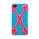 SwitchEasy Rebel X Pink/blue iPhone 4(S) - 1