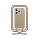Woodcessories - Change Case Big Lanyard iPhone 14 Pro Hoesje Bruin 08