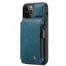 CaseMe - Retro Zipper Wallet iPhone 12 / 12 Pro