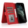Mobiq - Zacht Leren iPhone 14 Pro Wallet Hoesje