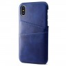 Mobiq - Leather Snap On Wallet Case iPhone X/Xs