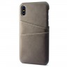Mobiq - Leather Snap On Wallet iPhone XR