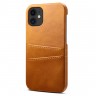 Mobiq - Leather Snap On Wallet iPhone 13 Mini Hoesje 