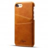 Mobiq - Leather Snap On Wallet Case iPhone SE (2022 / 2020)/8/7