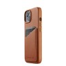 Mujjo - Full Leather Wallet iPhone 14 